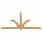 Ekena Millwork Davenport Timber Gable Bracket, Western Red Cedar, 108"W x 68"H x 1 1/2"D x 5 1/2"F, 15/12 Pitch GBW108X68X0206DAV00SWR - alternate 3
